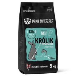 PAKA ZWIERZAKA Seventh Heaven Trockenfutter Kaninchen mit Lachs M 9kg
