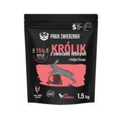 PAKA ZWIERZAKA Seventh Heaven Trockenfutter mit Kaninchen und Waldfrüchten S 1,5kg