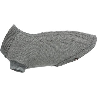 TRIXIE Kenton Hundepullover L 60 cm grau