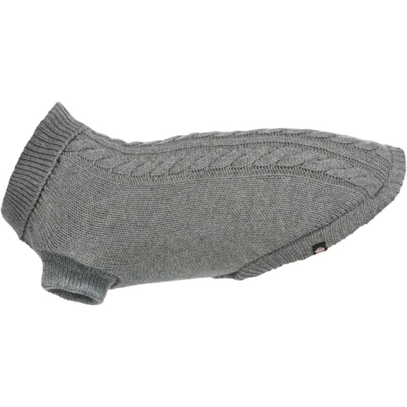 TRIXIE Kenton Hundepullover XS 27 cm grau
