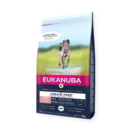EUKANUBA Grain Free Senior Large Ocean Fish 3 kg