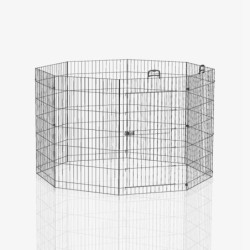 Ferplast Freigehege 8-eckig - Größe L: 8 Elemente à B 57 x H 91,5 cm