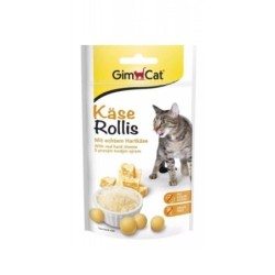 GIMCAT Tasty Tabs Kase Rollis 40 g Käseleckerli für Katzen