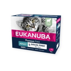 EUKANUBA Grain Free Adult Lamm-Pastete 12 x 85 g