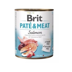 BRIT Pate&amp,Meat salmon 800 g Lachspasteten für Hunde