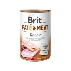 BRIT Pate&amp,Meat rabbit 400 g Kaninchenpastete für Hunde