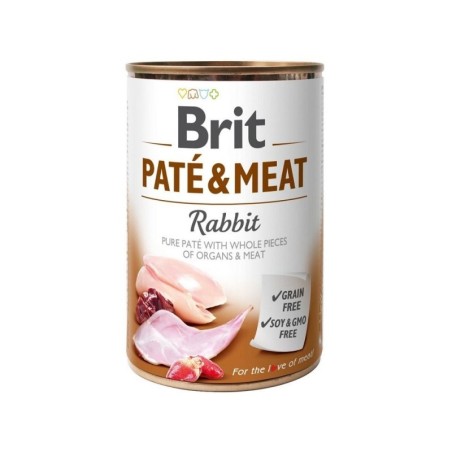 BRIT Pate&amp,Meat rabbit 400 g Kaninchenpastete für Hunde