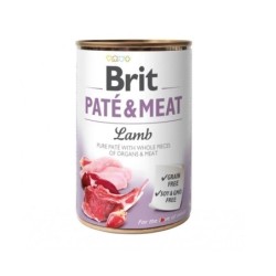 BRIT Pate&amp,Meat lamb 400 g Pastete mit Lammfleisch für Hunde