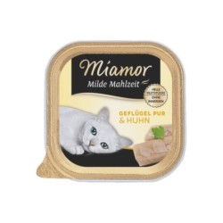 MIAMOR Milde Mahlzeit Poultry Pure&amp,Chicken 100g