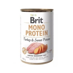 BRIT Mono Protein Turkey &amp, Sweet Potato 400 g Monoprotein-Nahrung Pute und Süßkartoffel