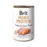 BRIT Mono Protein Turkey &amp, Sweet Potato 400 g Monoprotein-Nahrung Pute und Süßkartoffel