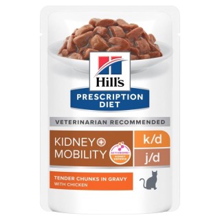 HILL'S PRESCRIPTION DIET k/d + Mobility mit Huhn 12 x 85 g