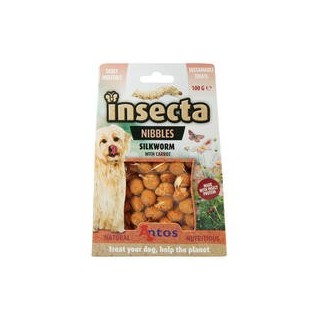 Schecker - Insecta Nibbles Silkworm (Seidenraupe &  Karotte) [100g]