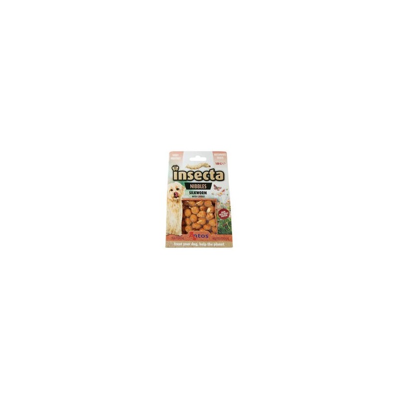Schecker - Insecta Nibbles Silkworm (Seidenraupe &  Karotte) [100g]