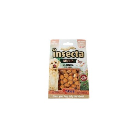 Schecker - Insecta Nibbles Silkworm (Seidenraupe &  Karotte) [100g]