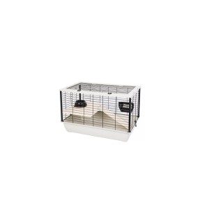 INTERZOO BUNNY 80 DE LUXE Kaninchenkäfig 78 cm warm grau