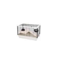 INTERZOO BUNNY 80 DE LUXE Kaninchenkäfig 78 cm warm grau