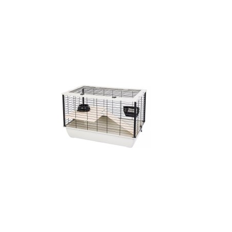 INTERZOO BUNNY 80 DE LUXE Kaninchenkäfig 78 cm warm grau