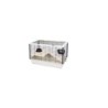 INTERZOO BUNNY 80 DE LUXE Kaninchenkäfig 78 cm warm grau