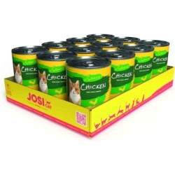 JOSERA JosiCat Huhn in Sauce 12 x 415g für ausgewachsene Katzen