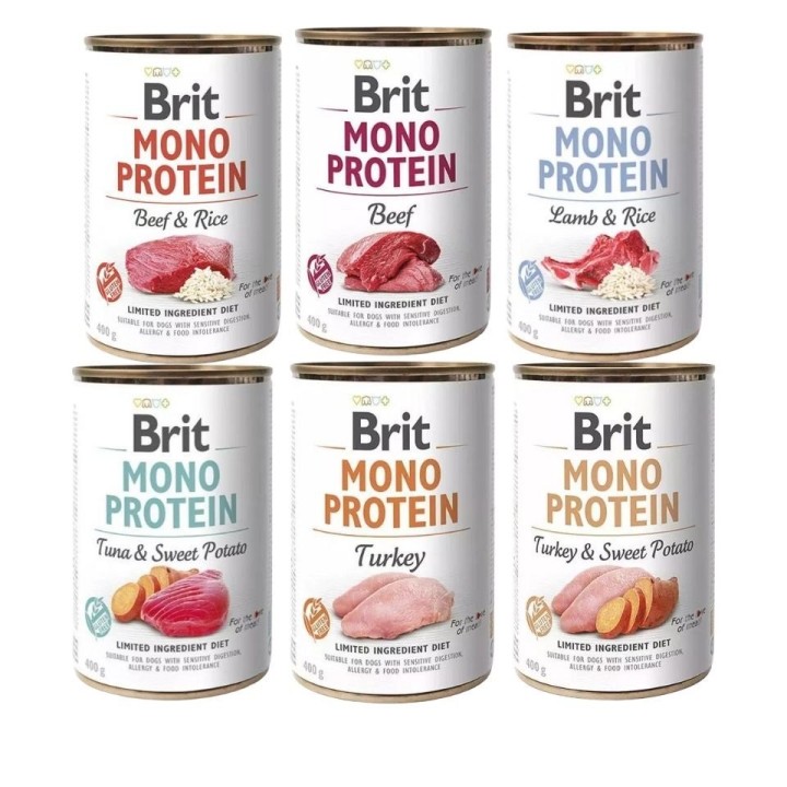 BRIT Mono Protein Mix Geschmacks 6x400 g