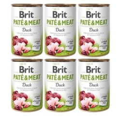 BRIT Pate&amp,Meat duck 6 x 400 g Entenpastete für Hunde