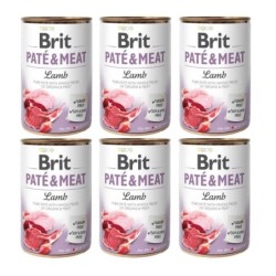 BRIT Pate&amp,Meat lamb 6 x 400 g Pastete mit Lammfleisch für Hunde