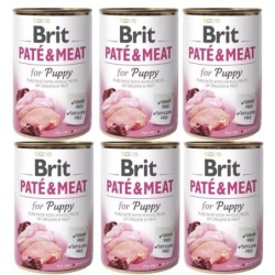 BRIT Pate&amp,Meat puppy 6 x 400 g Welpenpastete