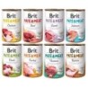 BRIT Pate Meat Geschmacksmischung 8x400g Pastete für Hunde