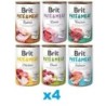 BRIT Pate&amp,Meat Mix Geschmacks 24x400 g Pastete für Hunde