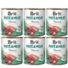 BRIT Pate&amp,Meat venison 6 x 800 g Pastete mit Wildfleisch für Hunde