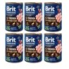 BRIT Premium by Nature Chicken and hearts 6x400 g Huhn und Herzen natürliches Hundefutter