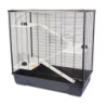 INTERZOO Davis + Holzkäfig für Nager 100 cm schwarz