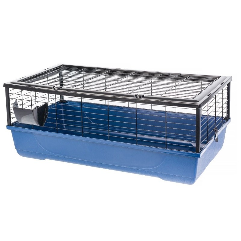 INTERZOO Bunny 100 Kleiner Nagetierkäfig 100 cm dunkelblau