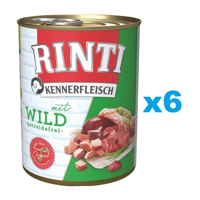 RINTI Kennerfleisch Wildfleisch 6x400g