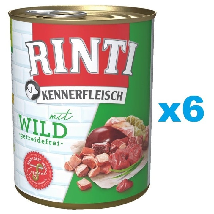 RINTI Kennerfleisch Wildfleisch 6x400g