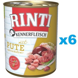 RINTI Kennerfleisch Pute 6x400g