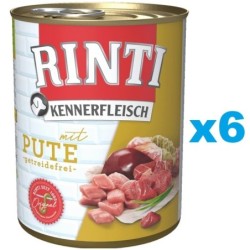 RINTI Kennerfleisch Pute 6x400g
