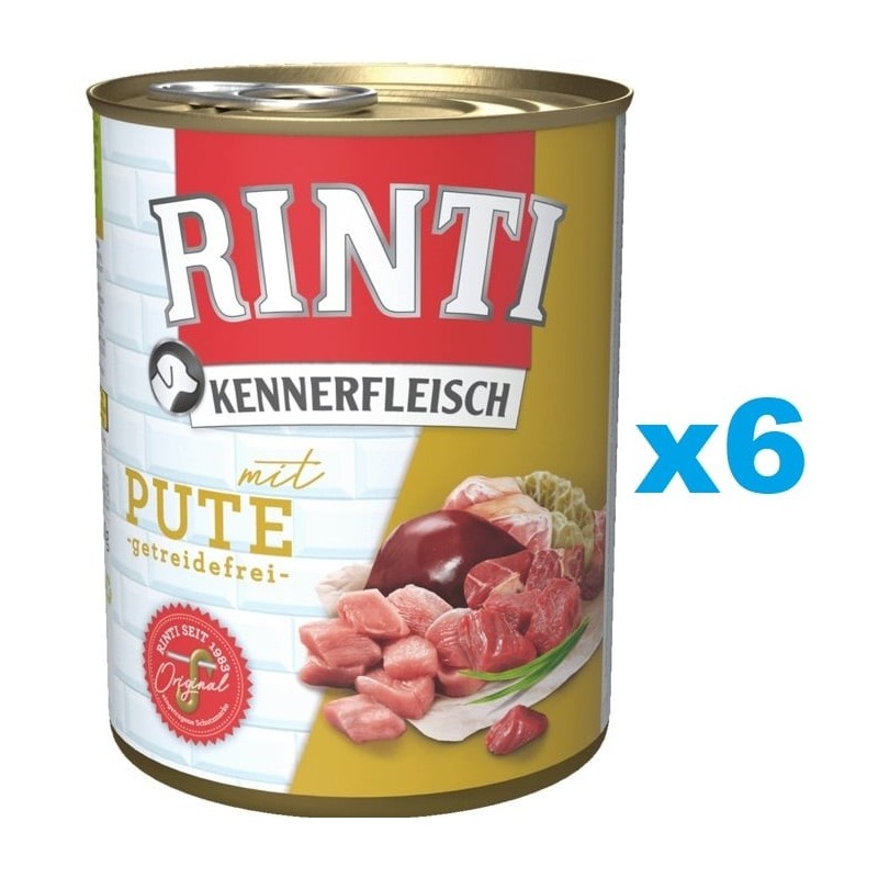 RINTI Kennerfleisch Pute 6x400g