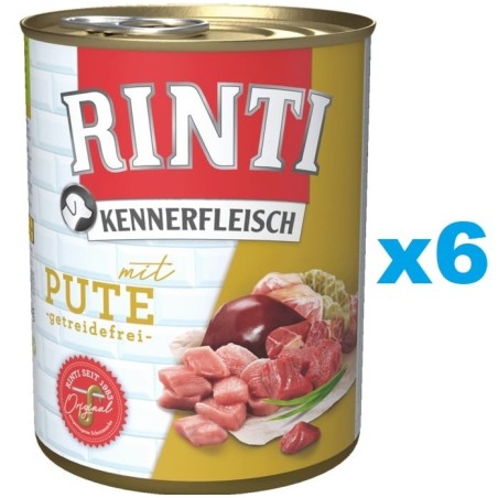RINTI Kennerfleisch Pute 6x400g