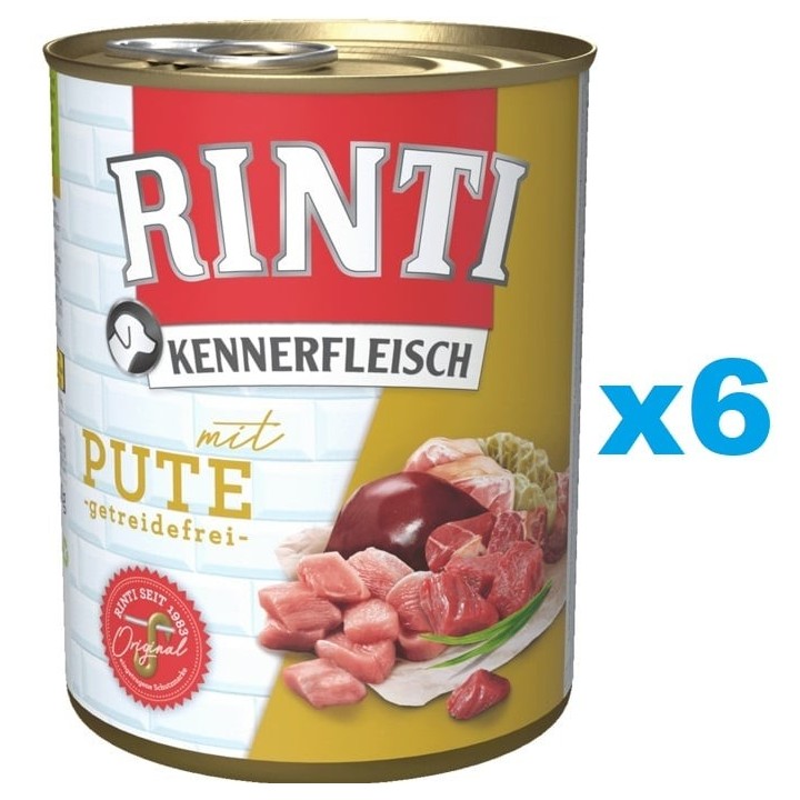 RINTI Kennerfleisch Pute 6x400g