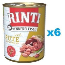 RINTI Kennerfleisch Pute 6x800g