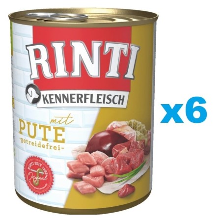 RINTI Kennerfleisch Pute 6x800g