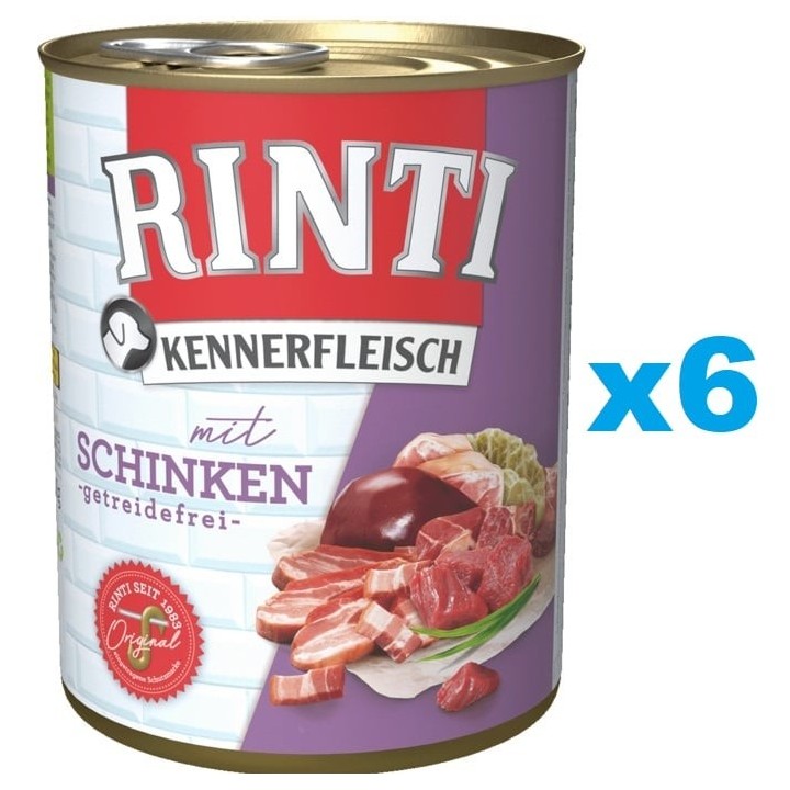 RINTI Kennerfleisch mit Schinken 6x800g