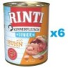 RINTI Kennerfleisch Junior 6x800g mit Huhn für Welpen
