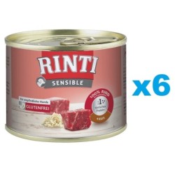 RINTI Sensibles Rindfleisch mit Reis 6x185g