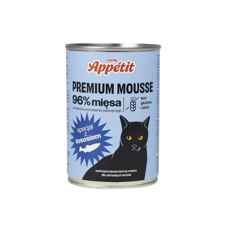 COMFY PREMIUM Lachsmousse für Katzen 400 g