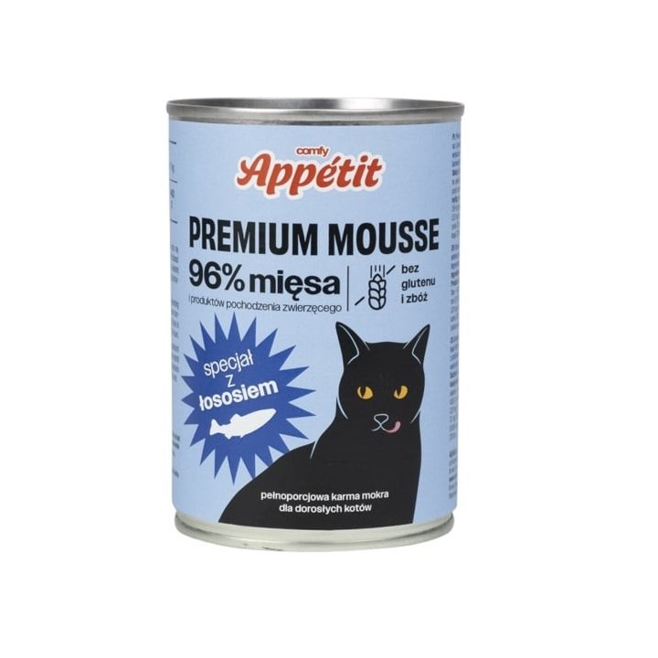 COMFY PREMIUM Lachsmousse für Katzen 400 g