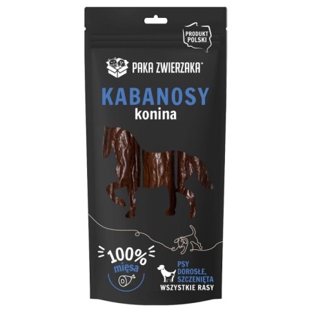 PAKA ZWIERZAKA Pferdefleisch-Cabanas für Hunde 3 Stk.