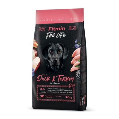 FITMIN dog For Life Duck &amp, Turkey 12 kg